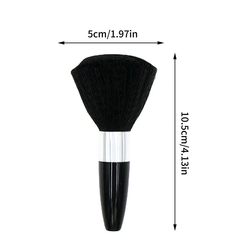 New Soft Neck Face Duster Barber Black Beard Brushes Hair Cleaning Hairbrush Salon Cutting Hairdressing Styling Makeup Tools